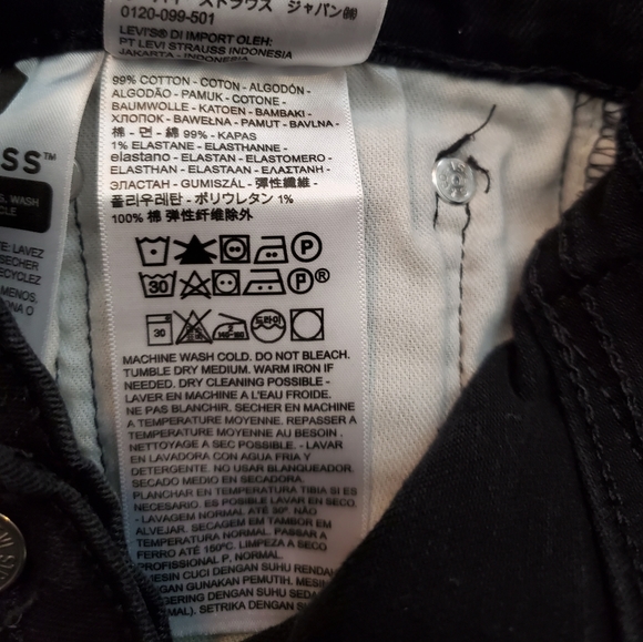 Men's black Levis - Picture 4 of 4